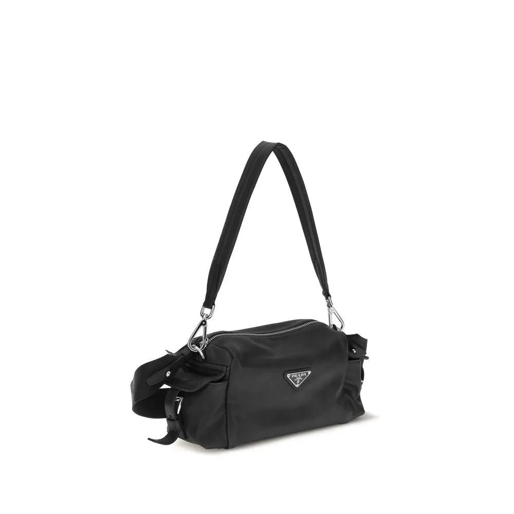 Sac à bandoulière Prada en cuir Nappa / veau Bos Taurus marron