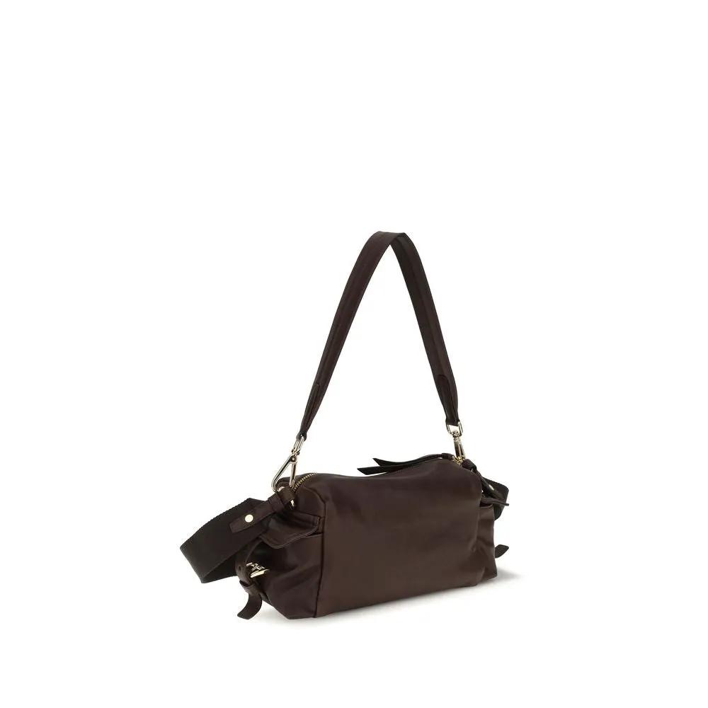 Sac à bandoulière Prada en cuir Nappa / veau Bos Taurus marron