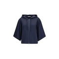 Sweat-shirt bleu en polyamide Max Mara