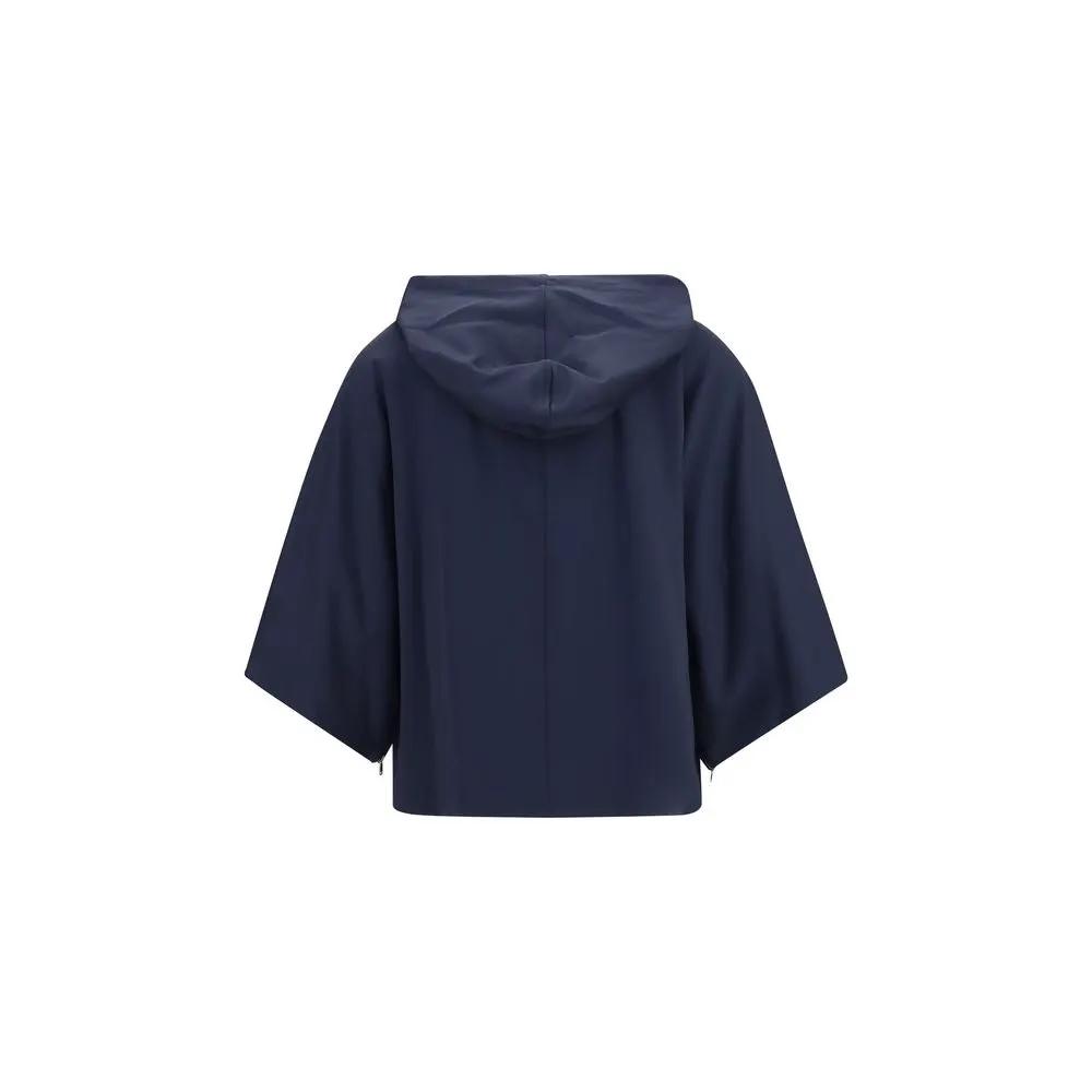 Sweat-shirt bleu en polyamide Max Mara