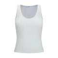 Max Mara White Viscose Tank Tops