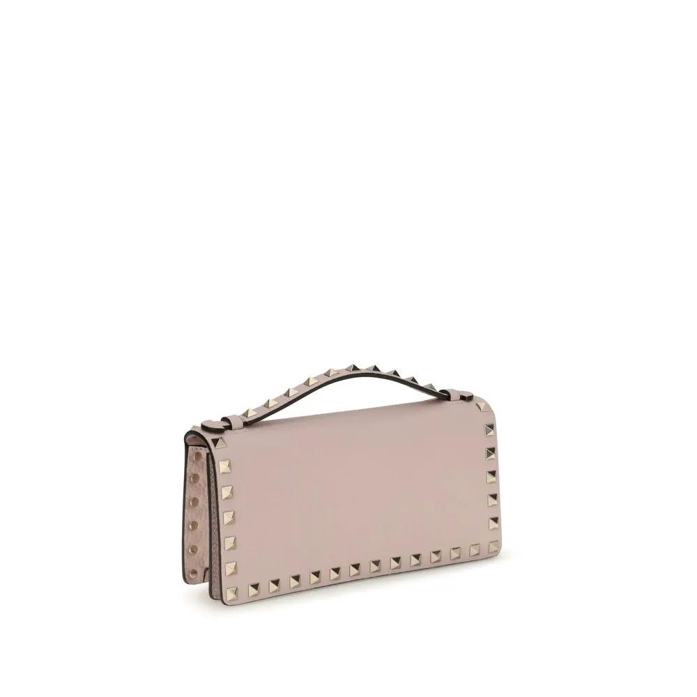 Portefeuille Valentino Garavani Bos Taurus en cuir de veau multicolore
