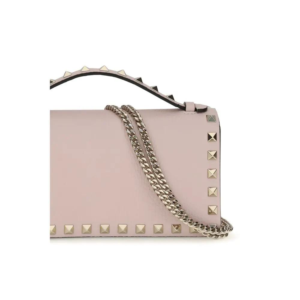 Portefeuille Valentino Garavani Bos Taurus en cuir de veau multicolore
