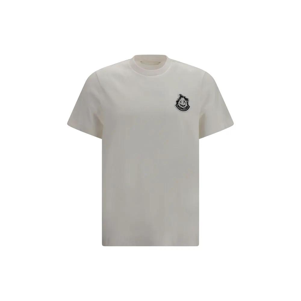 Moncler Beige Cotton T-Shirt