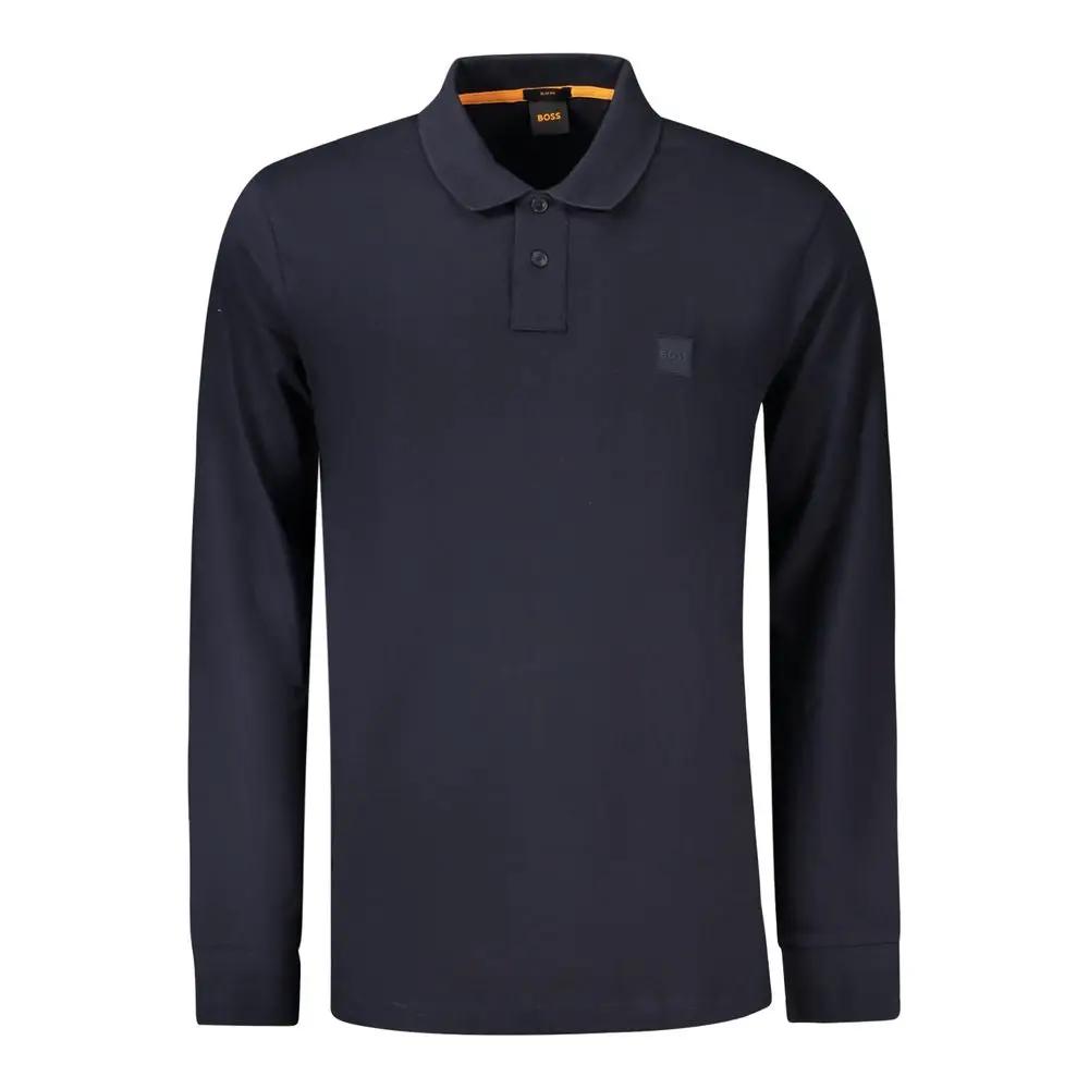 Polo Hugo Boss bleu en coton pour homme