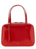 Sac à main A.P.C. en cuir de vachette multicolore