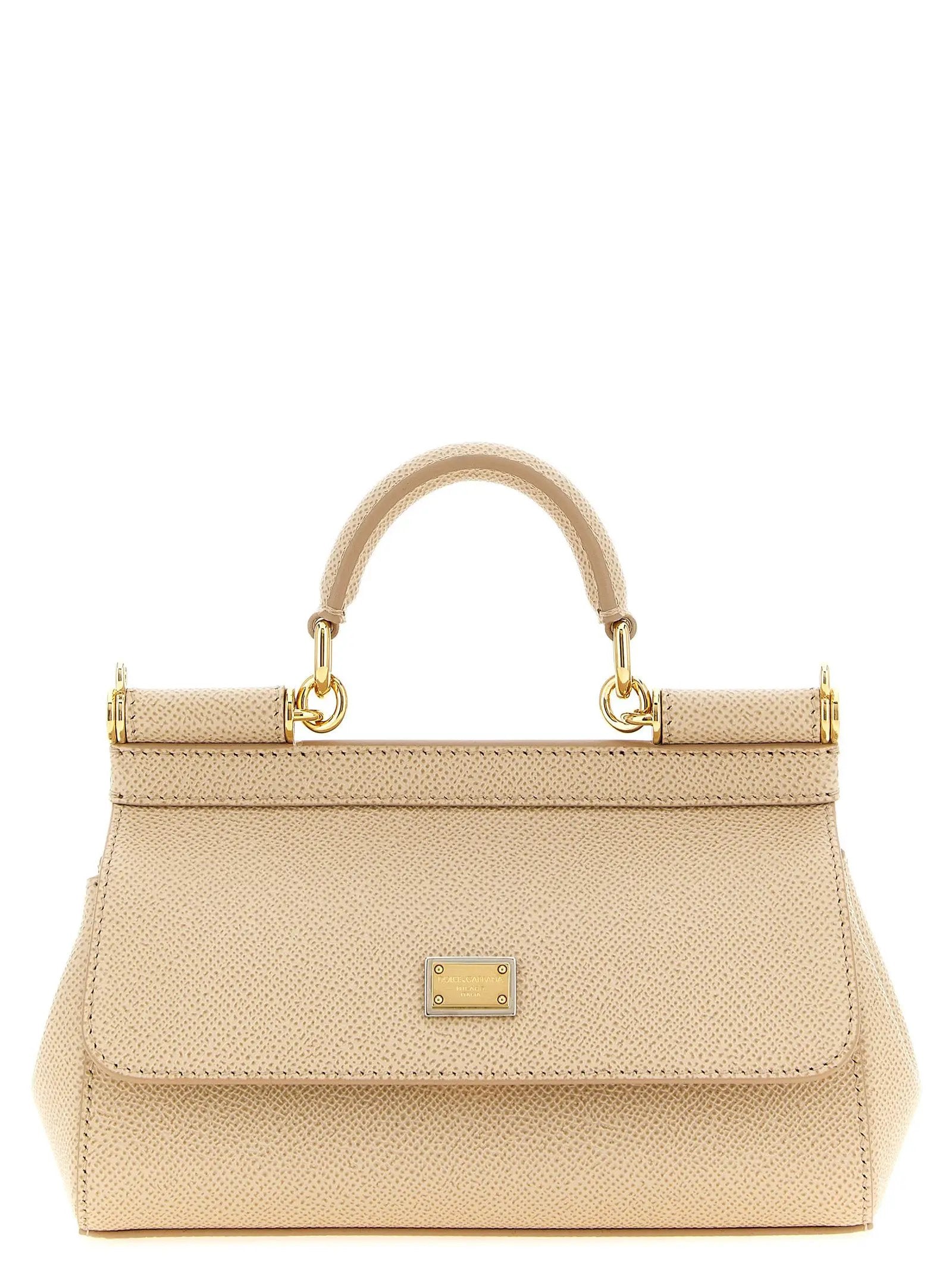 Sac à main Dolce & Gabbana en cuir de veau multicolore