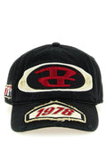 Diesel Black Cotton Cap (Baseball Hat)