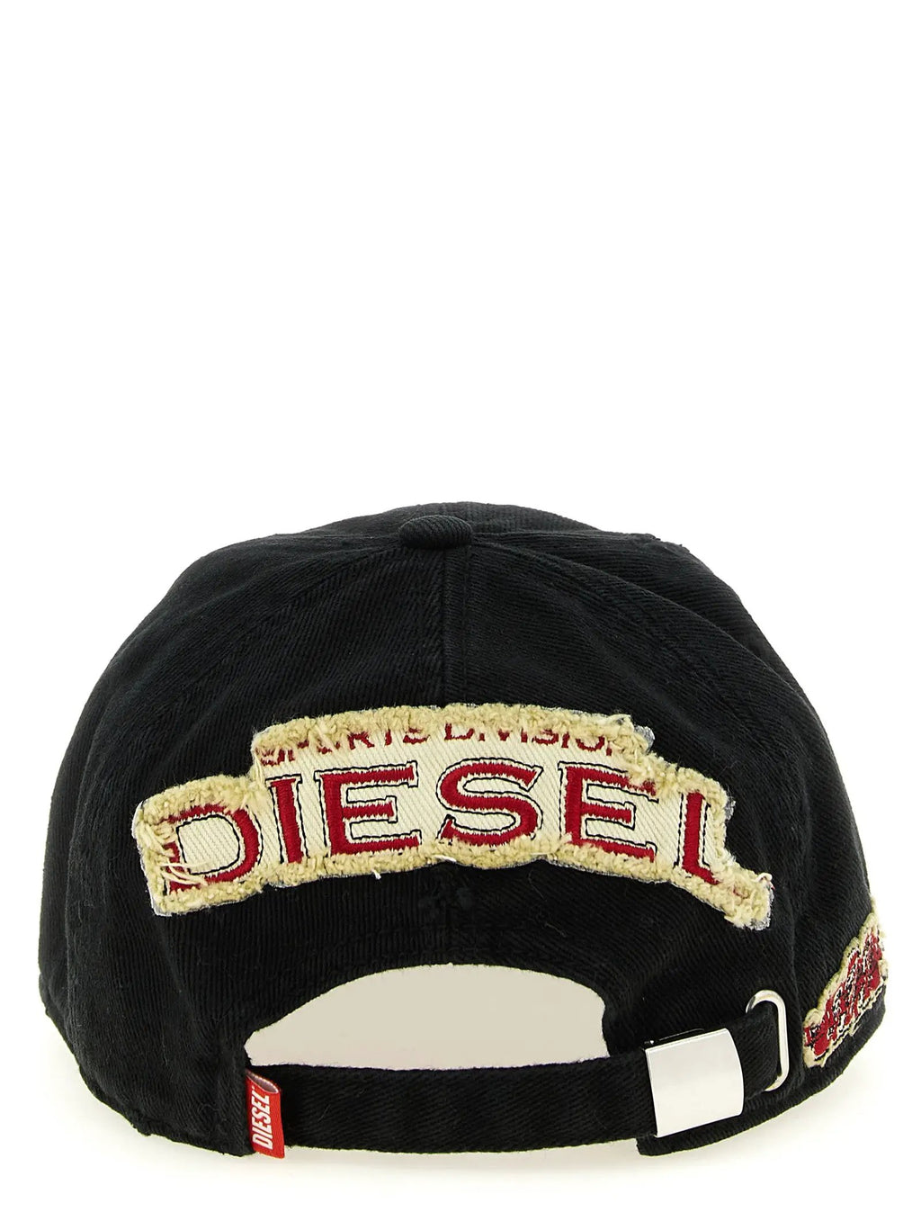 Diesel Black Cotton Cap (Baseball Hat)