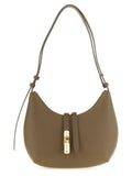 Sac à bandoulière Furla en cuir de veau beige
