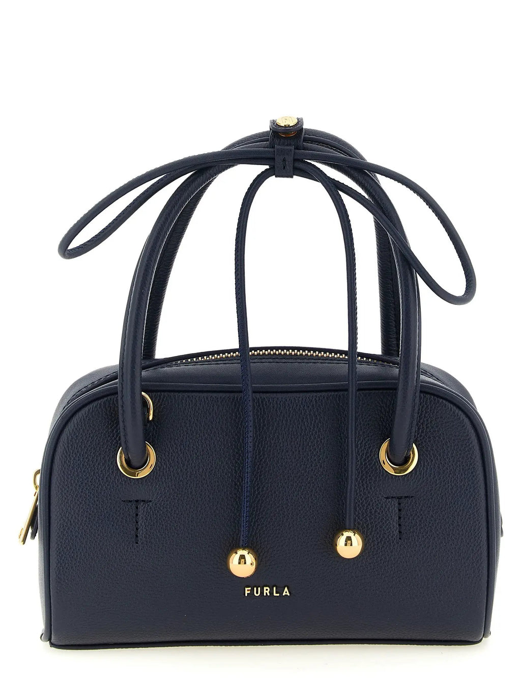 Sac à main Furla en cuir de veau bleu