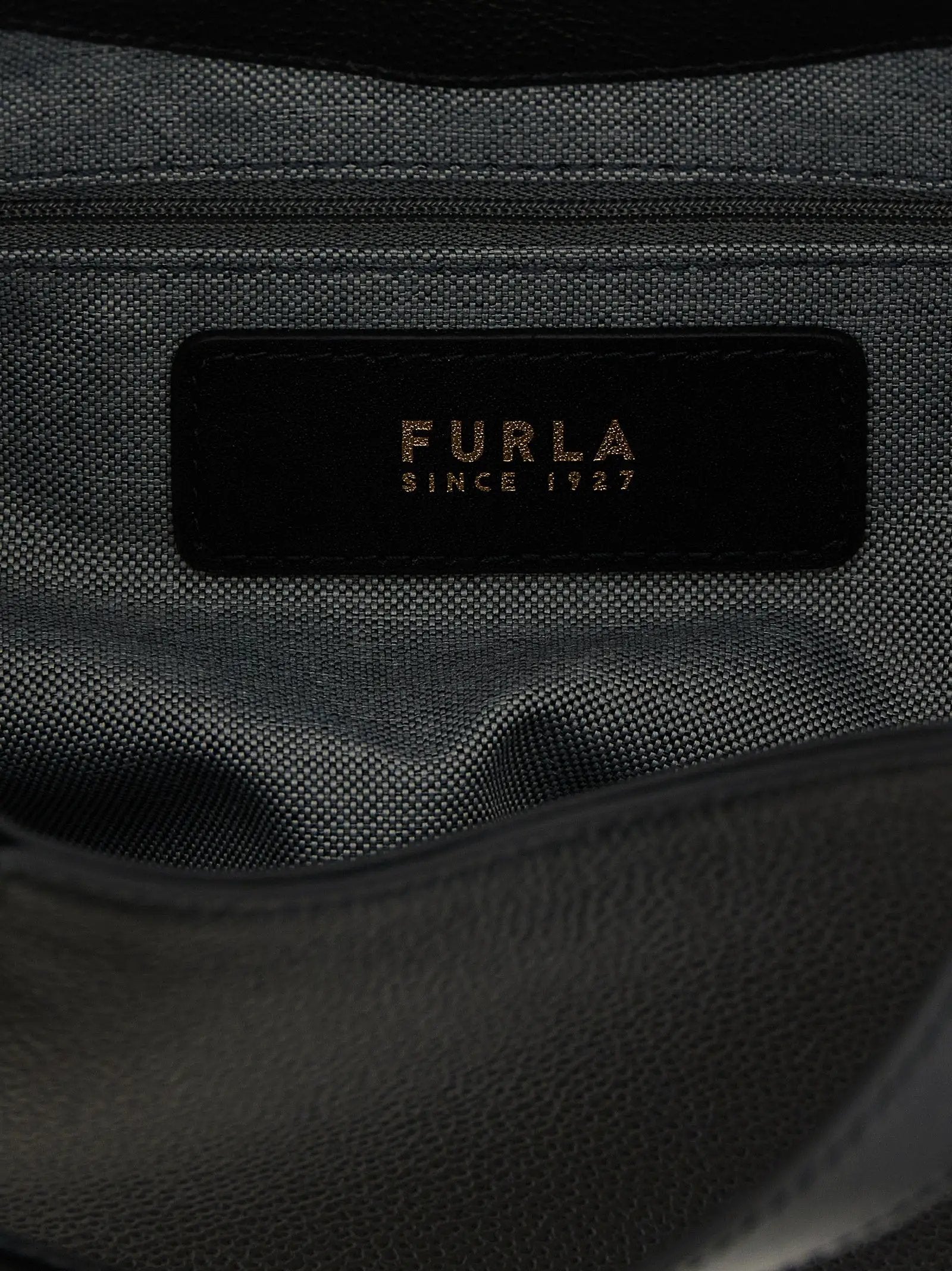 Furla Black Calfskin Tote Bag
