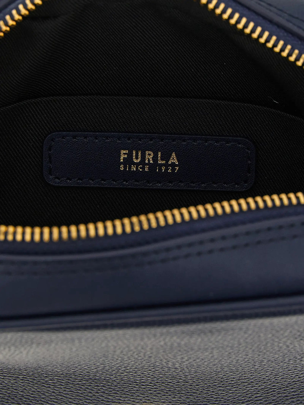 Sac à main Furla en cuir de veau bleu