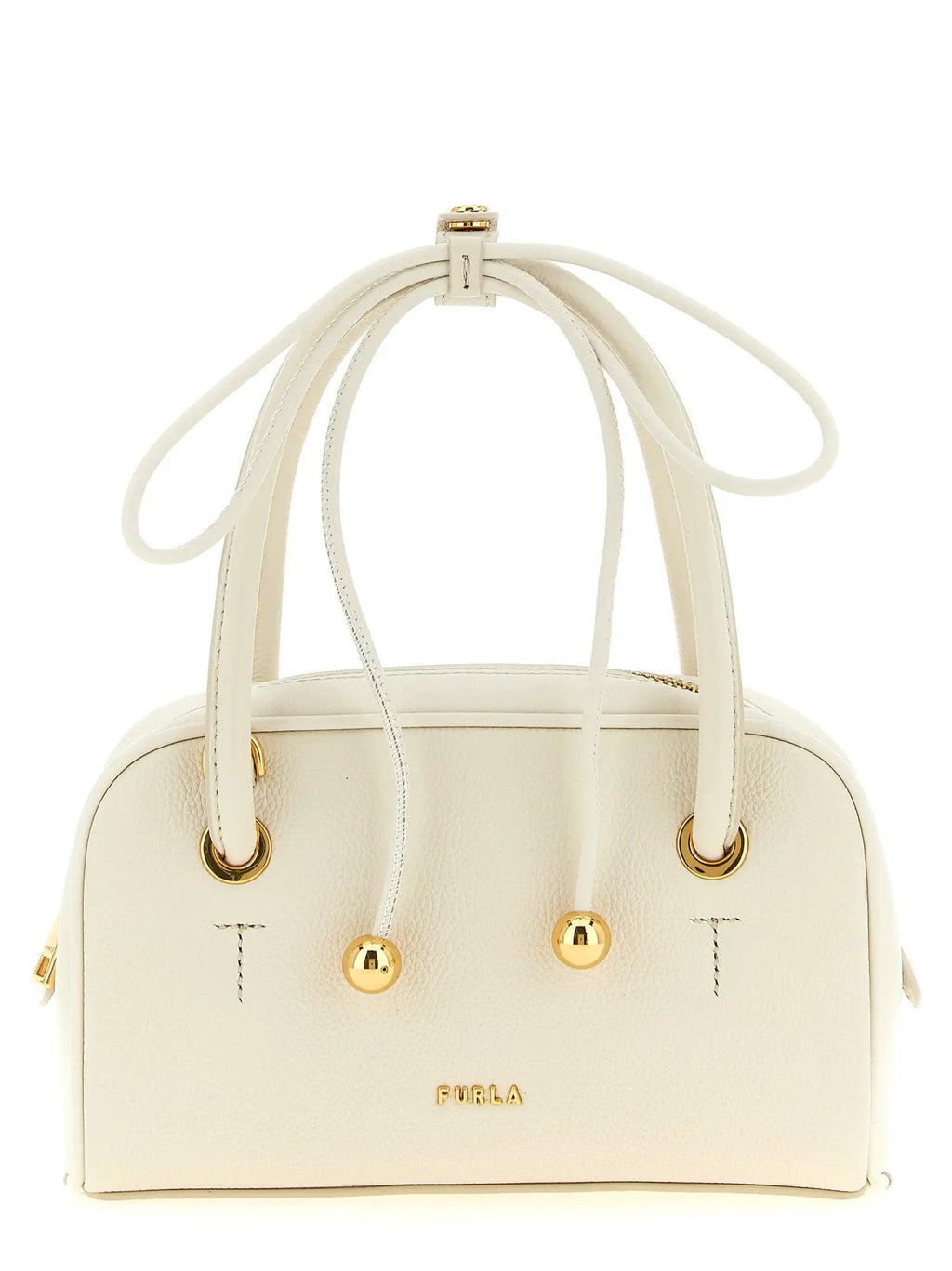 Furla White Calfskin Handbag