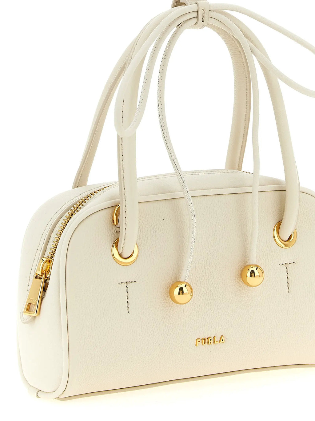 Furla White Calfskin Handbag