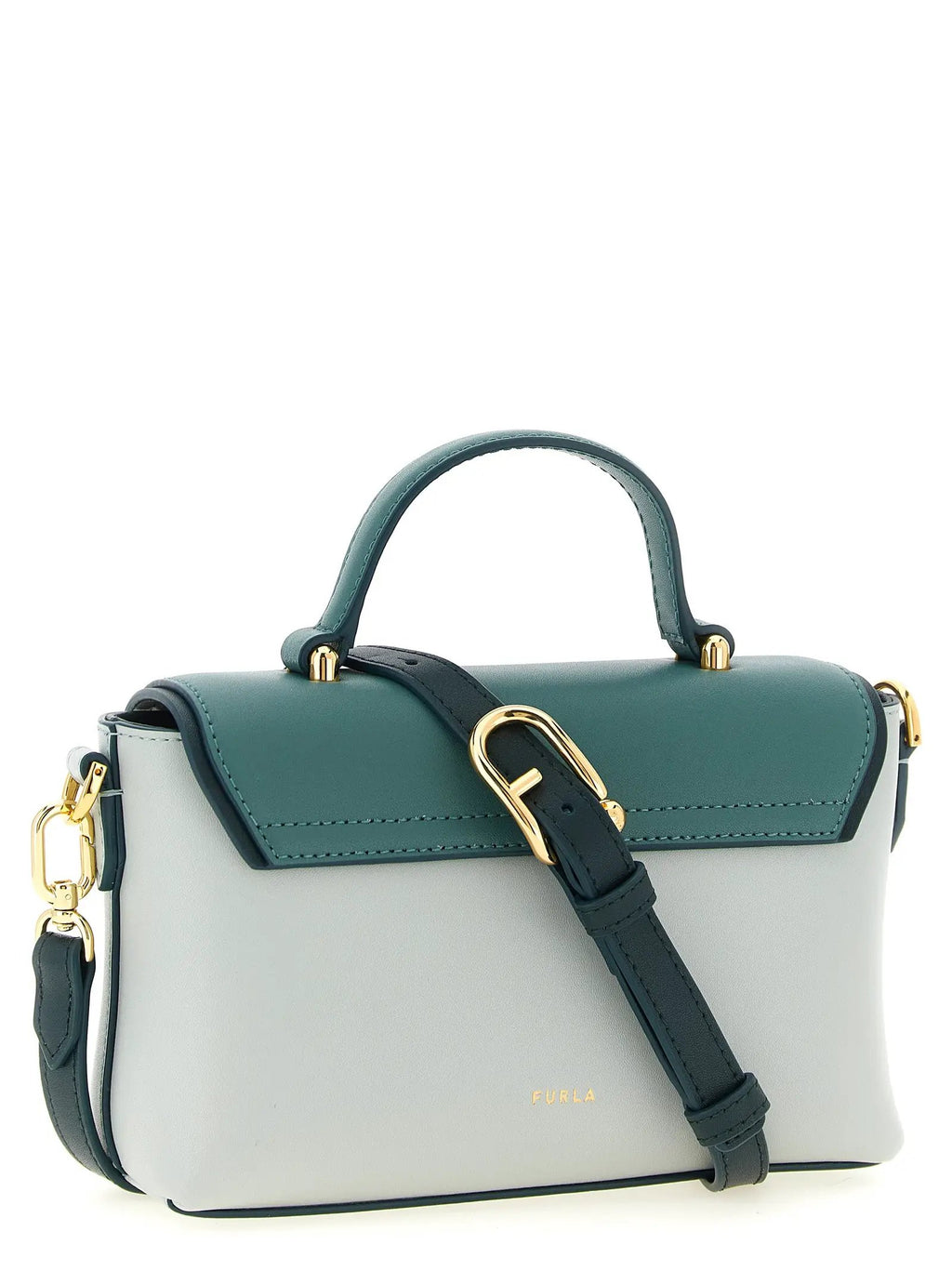 Sac à main Furla en cuir de veau bicolore