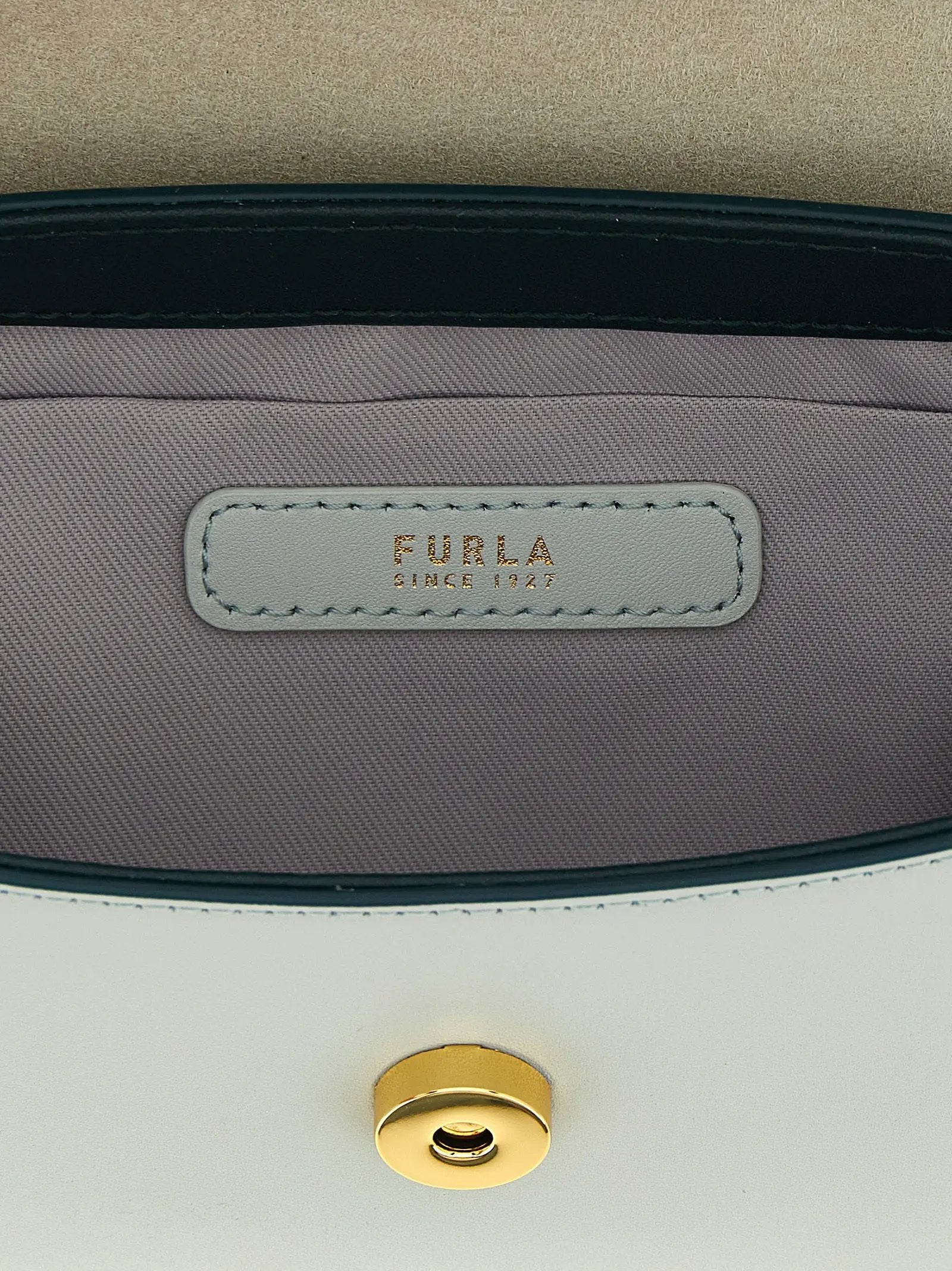 Sac à main Furla en cuir de veau bicolore