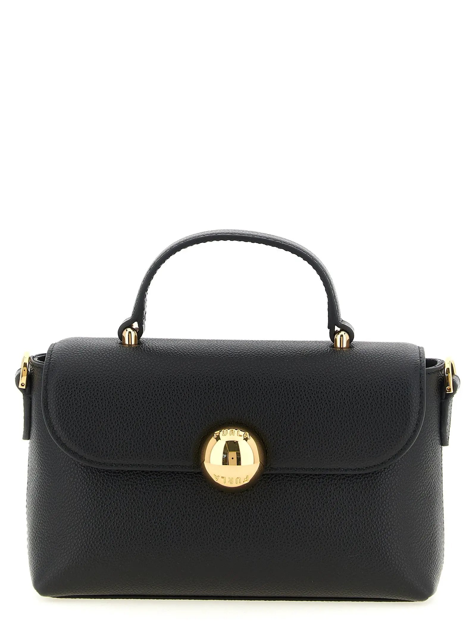 Sac à main Furla en cuir de veau noir