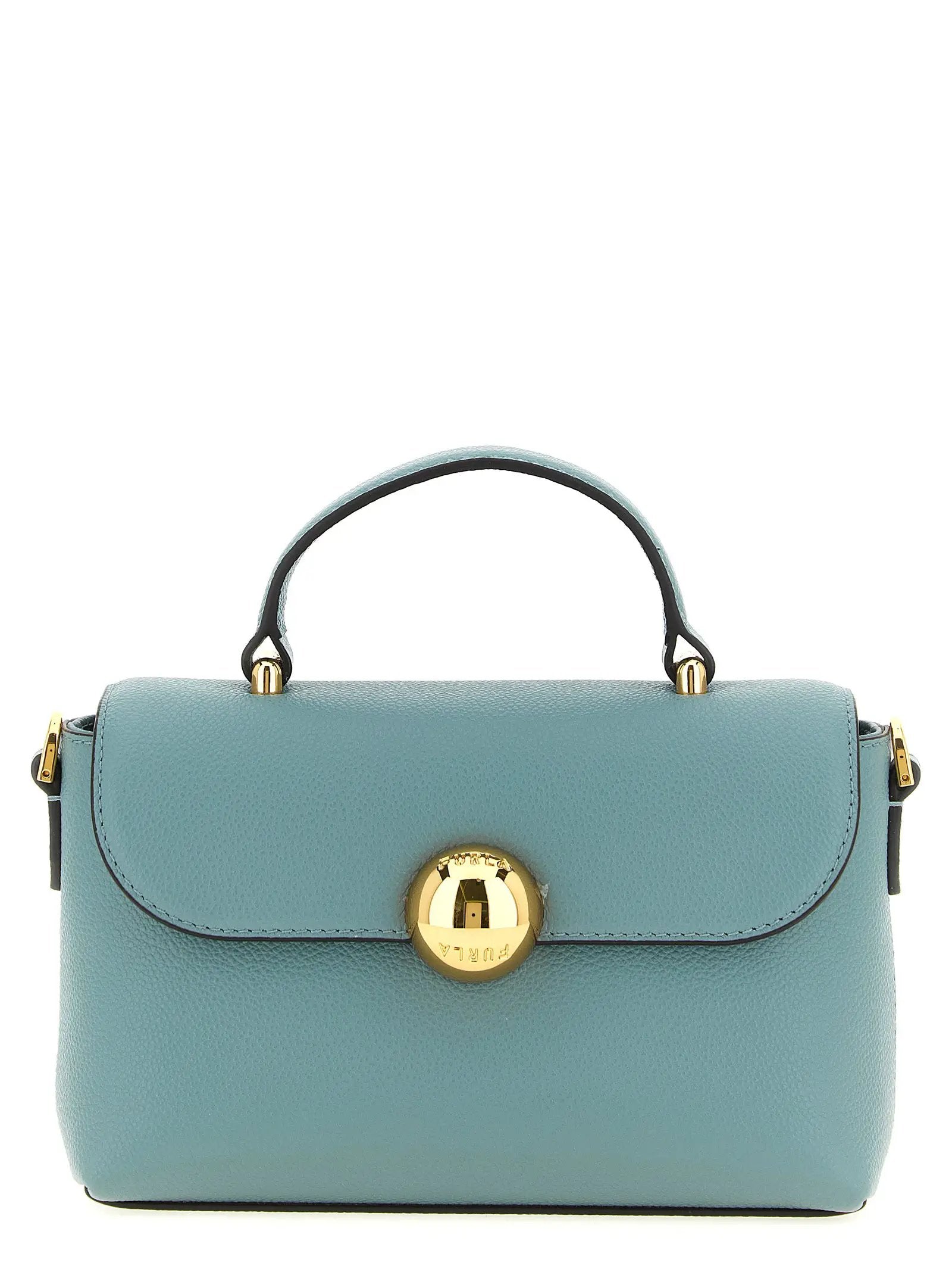 Furla Blue Calfskin Handbag
