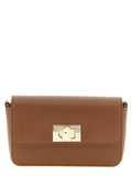 Furla Brown Calfskin Crossbody Bag