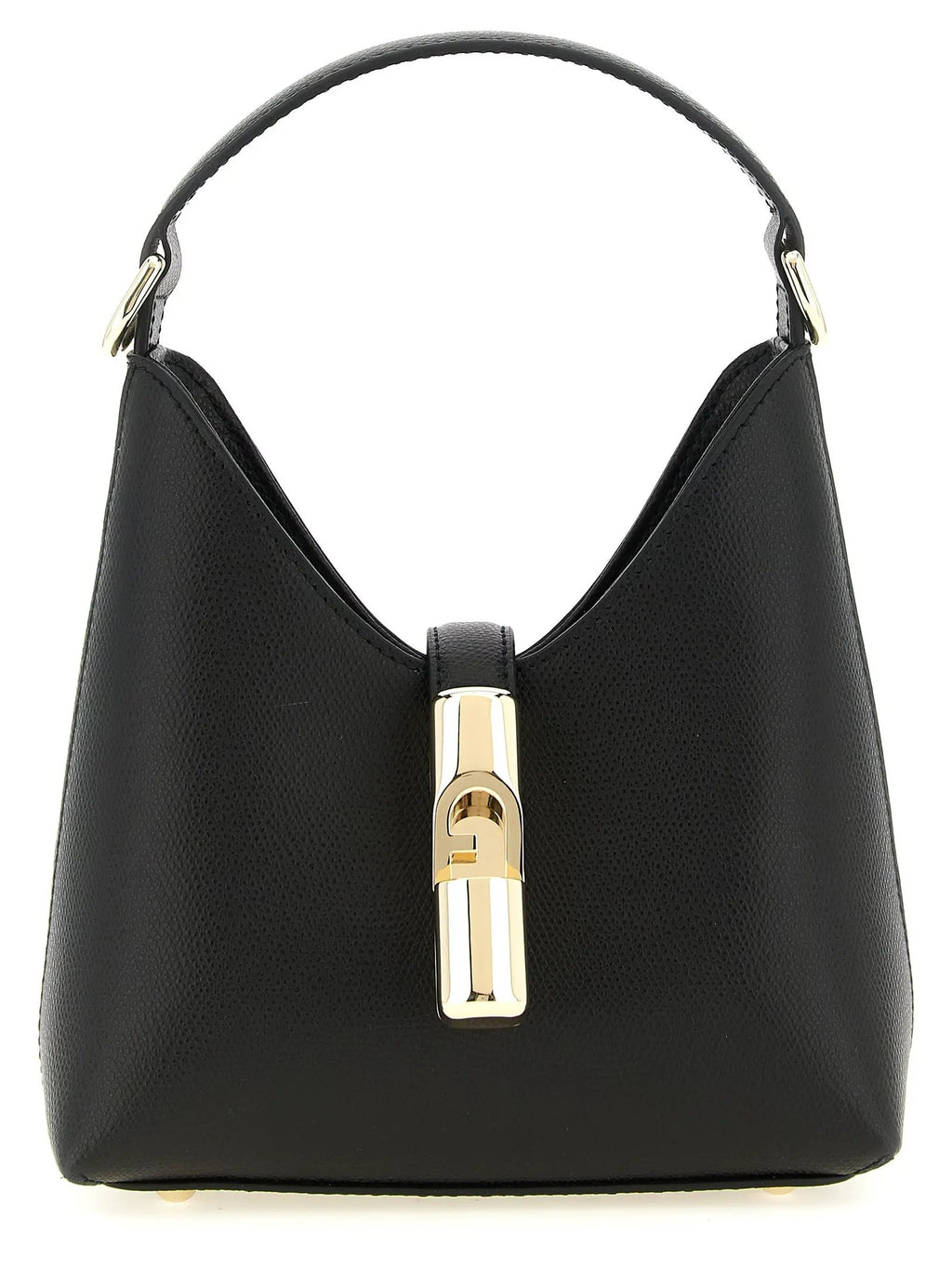 Furla Black Calfskin Handbag