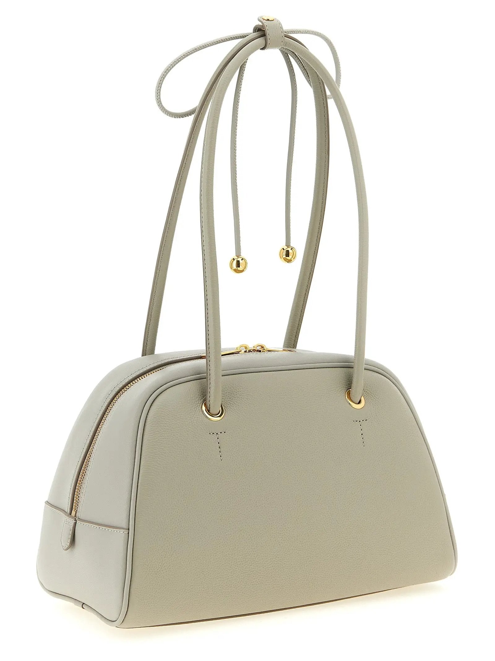 Furla Gray Calfskin Handbag
