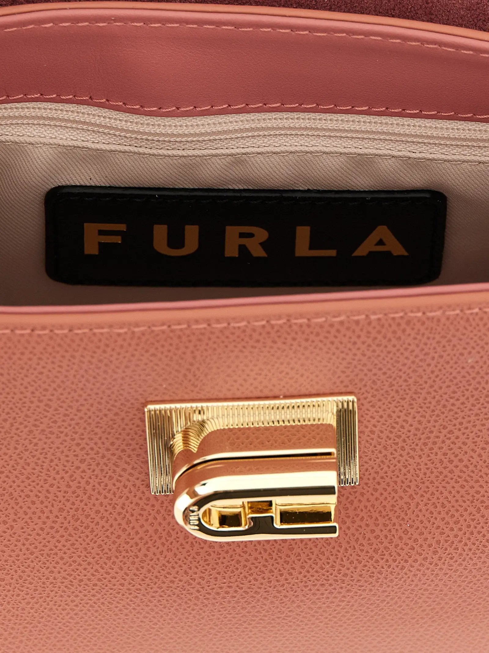 Furla Multicolor Calfskin Handbag