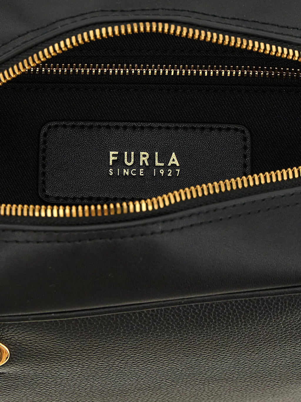 Furla Black Calfskin Handbag