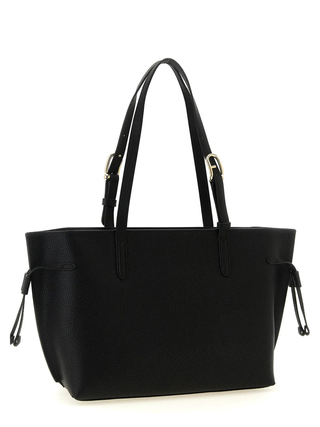 Sac cabas Furla en cuir de veau noir