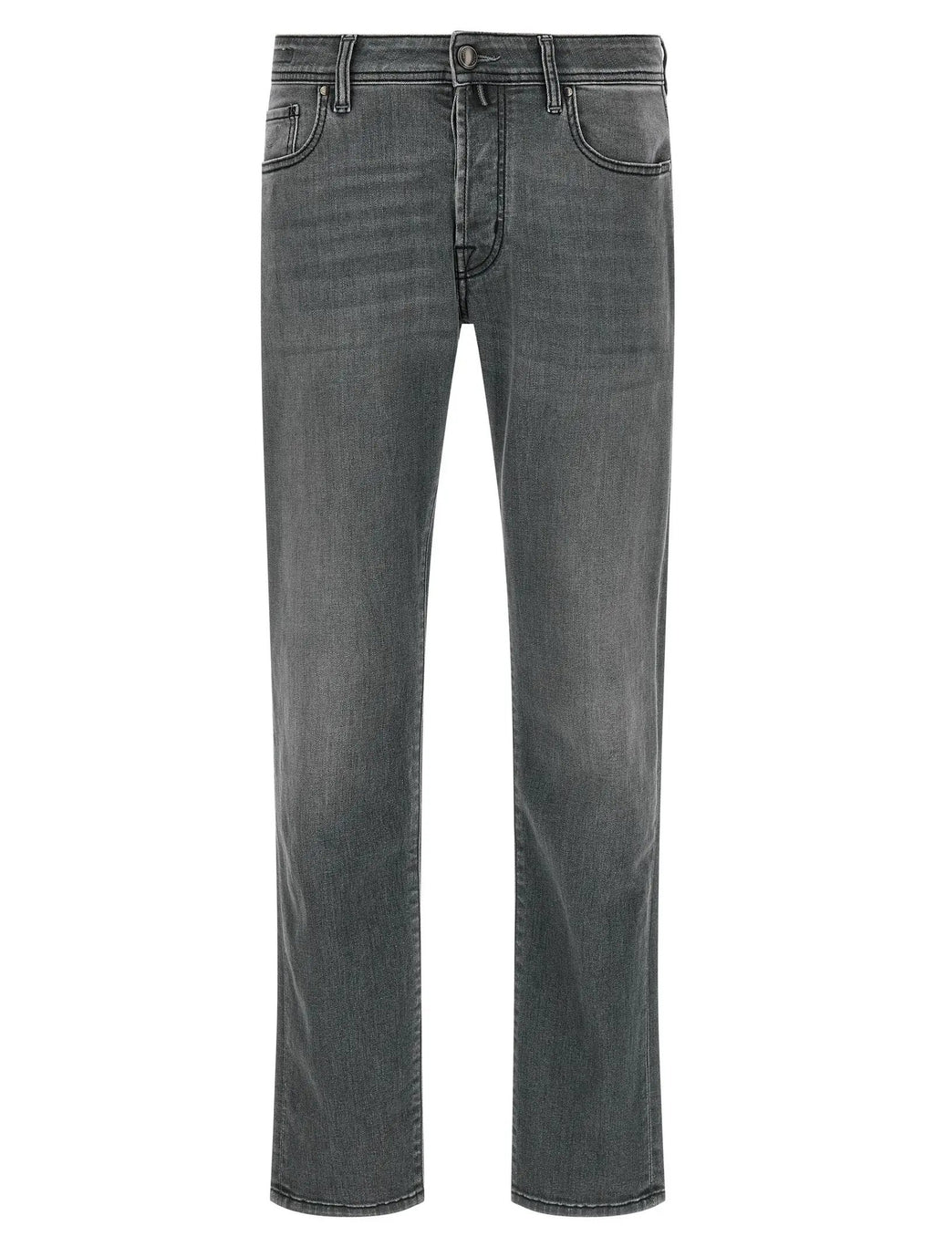 Jacob Cohen Gray Cotton Slim Fit Jeans