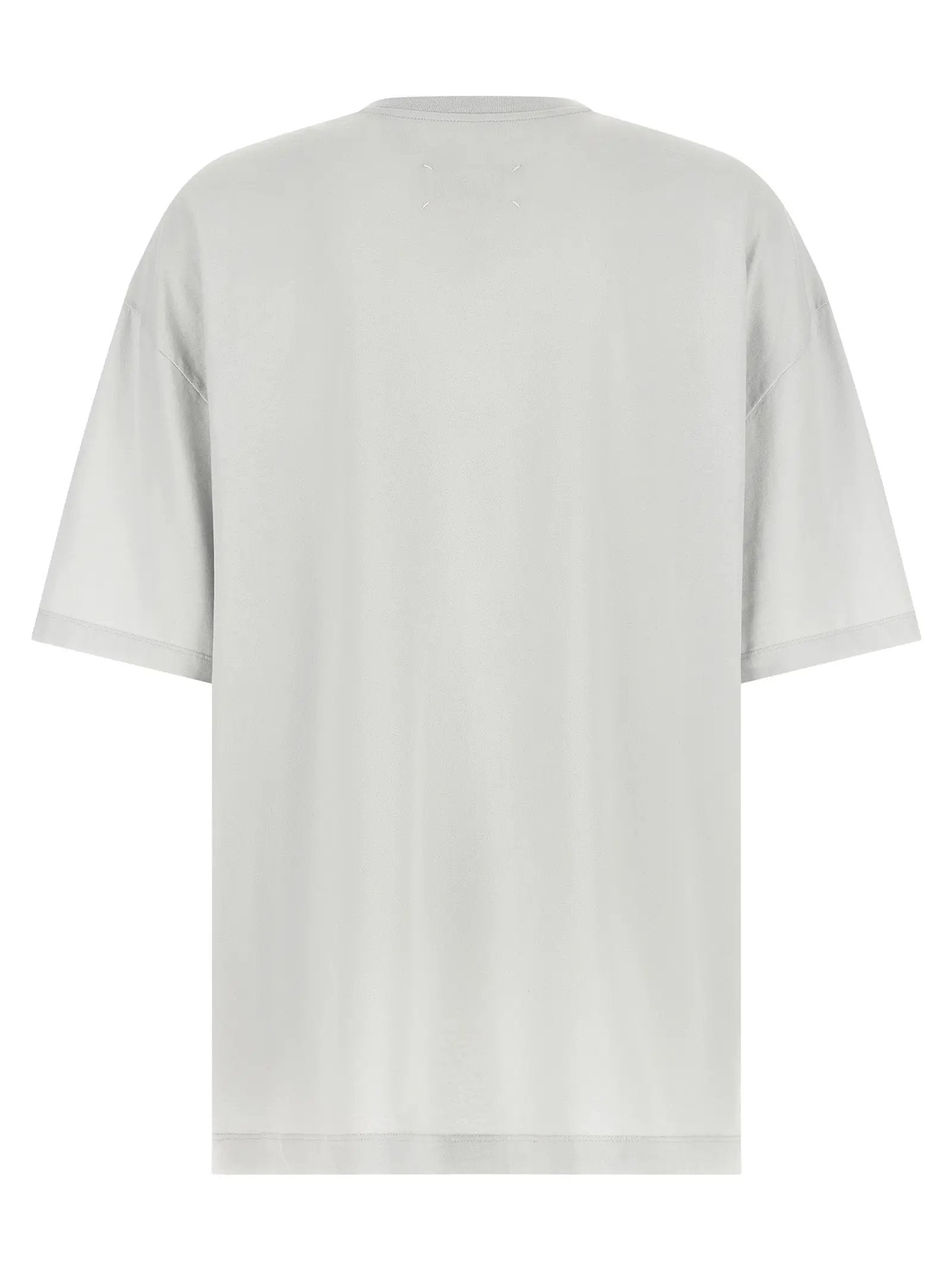 T-shirt en coton gris Maison Margiela