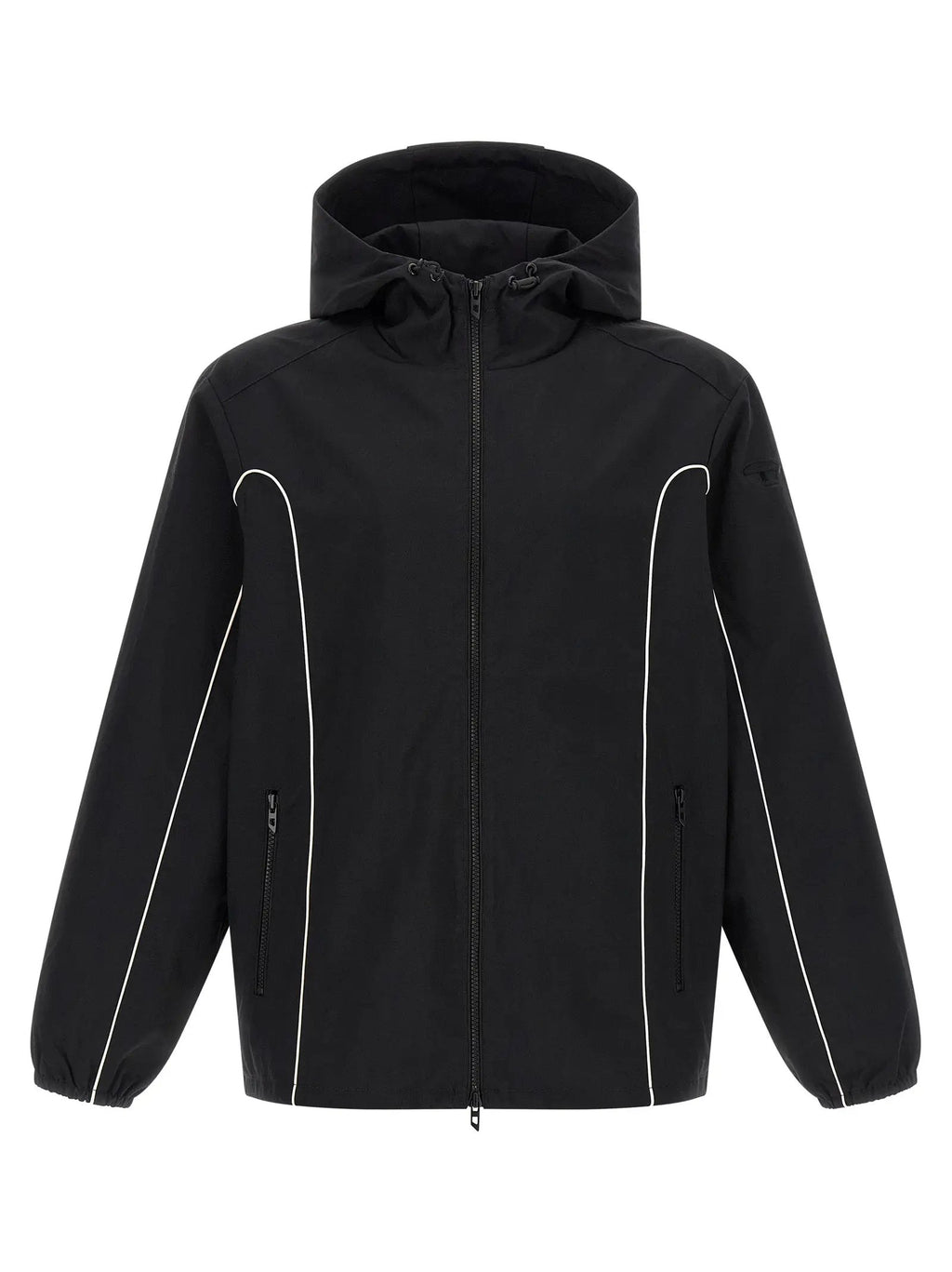 Diesel Black Polyamide Shell Jacket