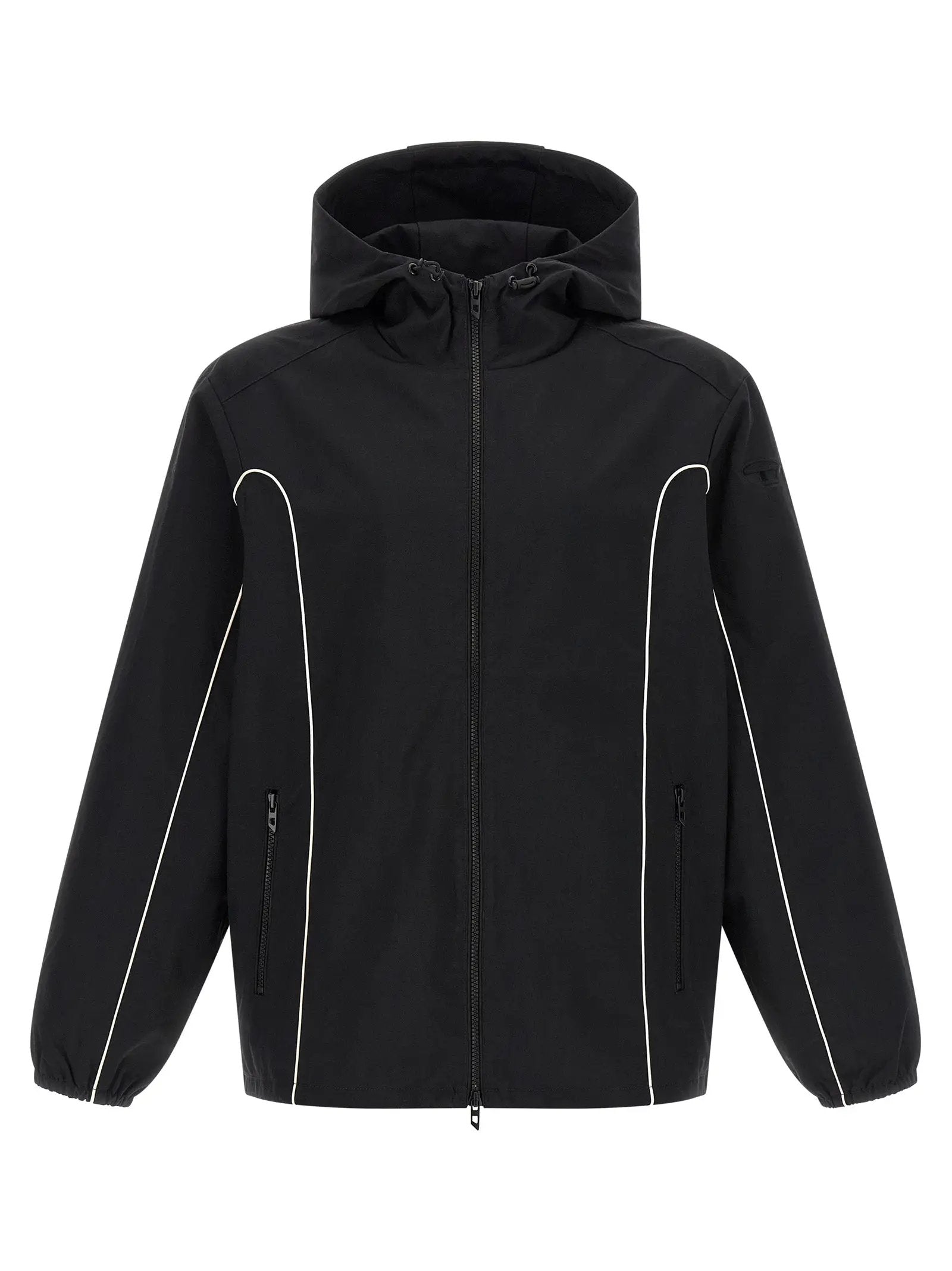 Diesel Black Polyamide Shell Jacket