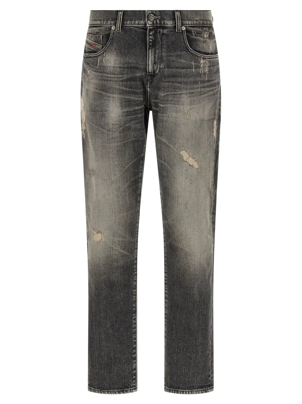 Jean skinny en coton gris Diesel