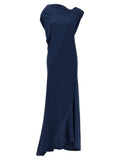 Alberta Ferretti Blue Viscose Long Dress