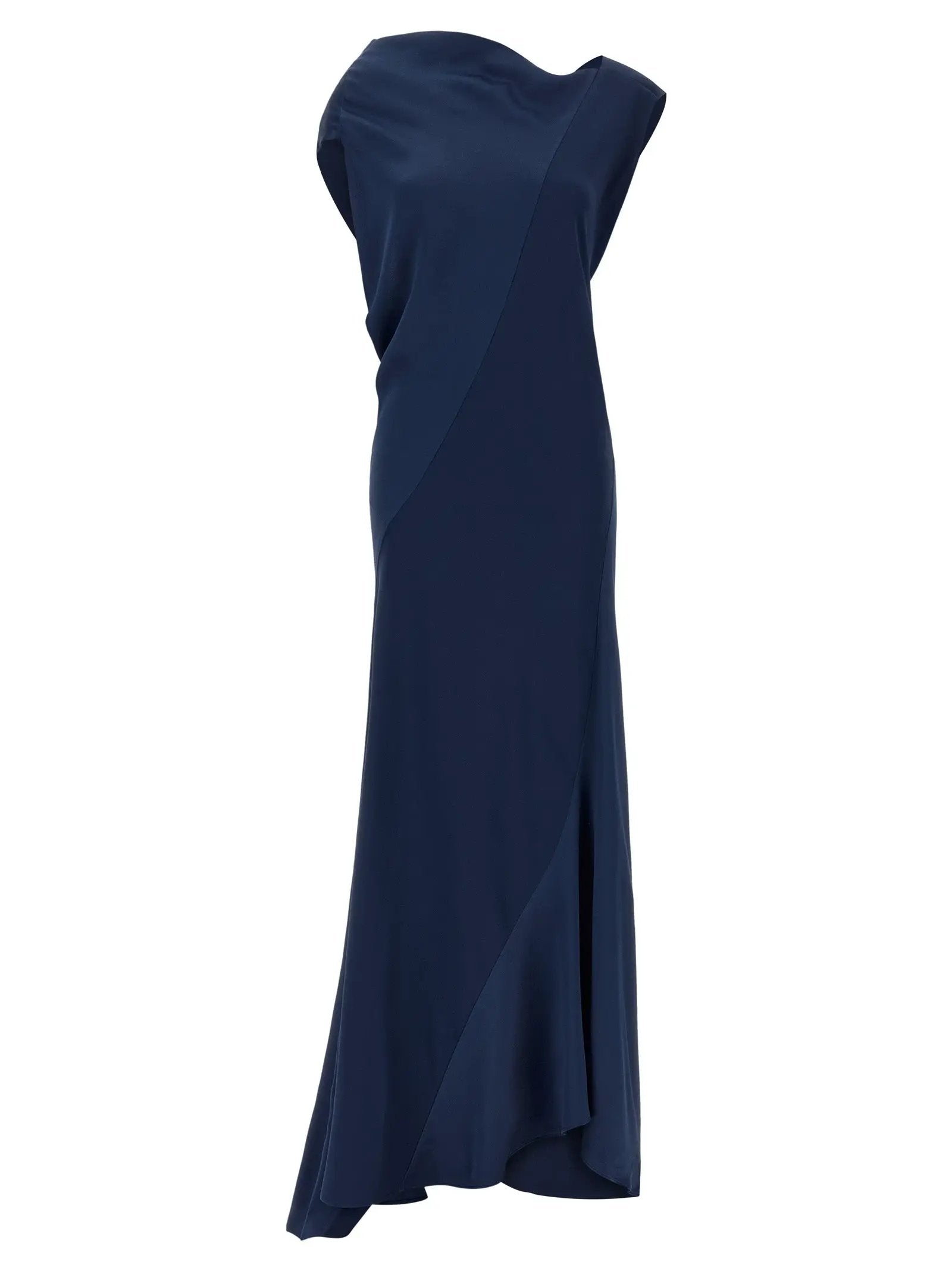 Alberta Ferretti Blue Viscose Long Dress
