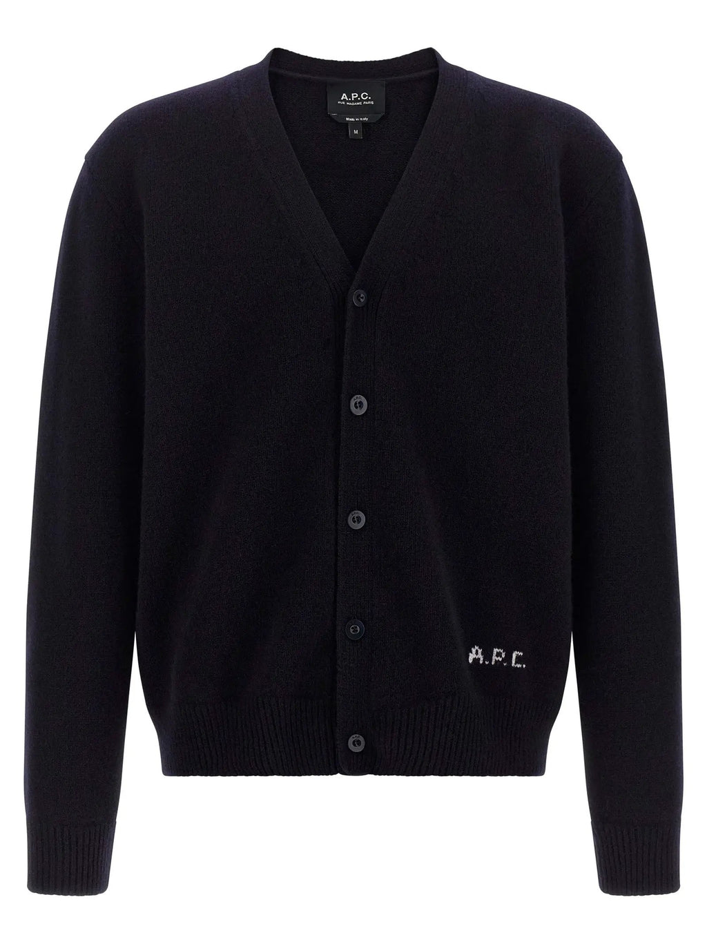 A.P.C. Blue Wool Cardigan