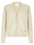 A.P.C. White Wool Cardigan