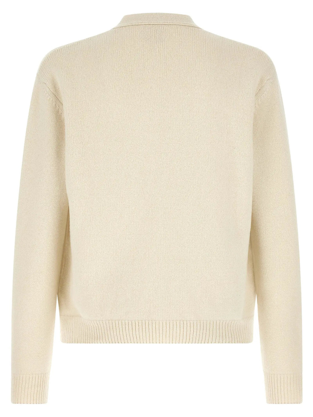 A.P.C. White Wool Cardigan