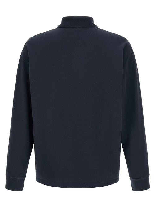 A.P.C. Blue Cotton Polo Shirt