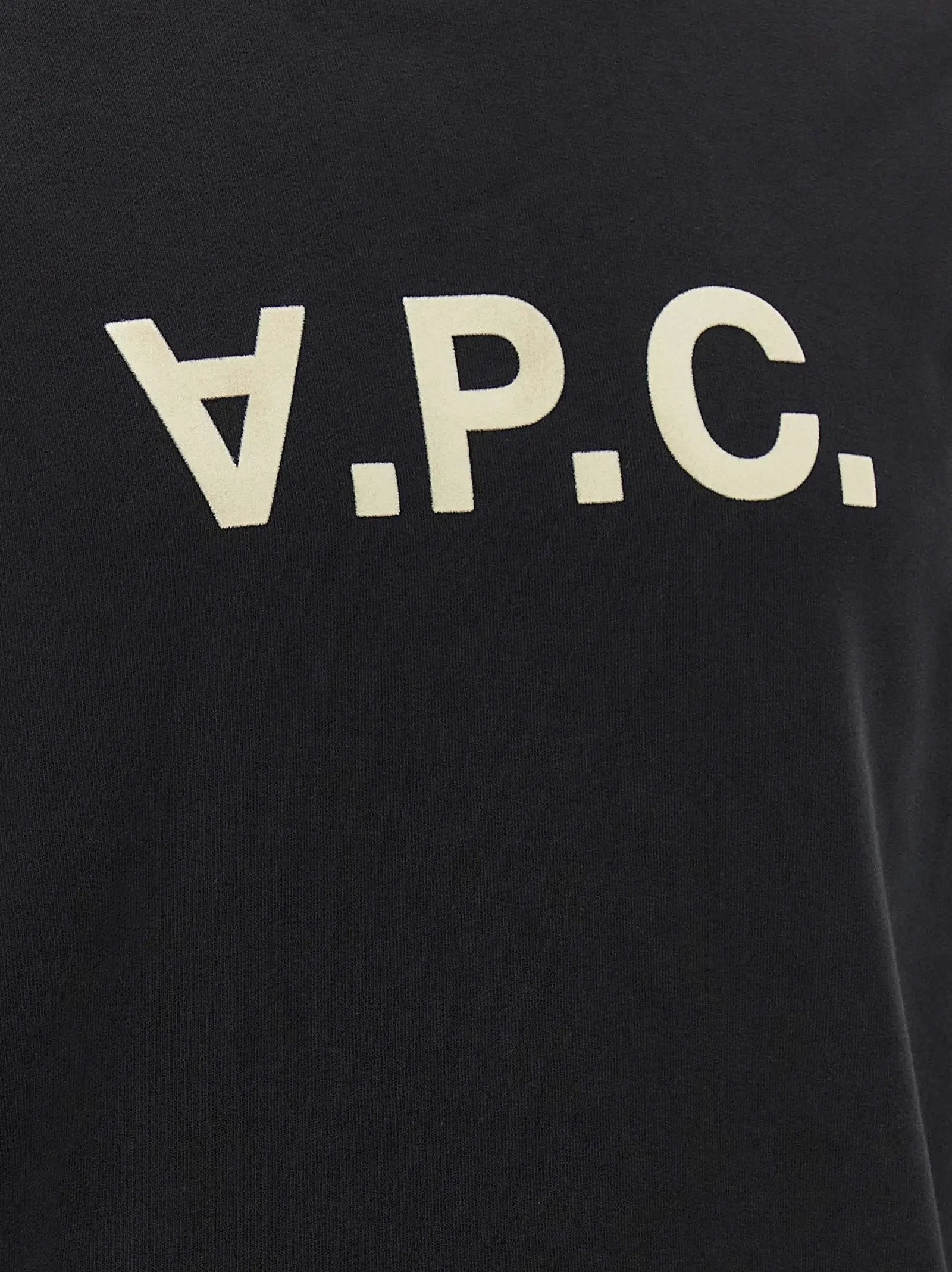 Sweat à capuche en coton noir A.P.C.