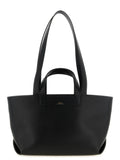 A.P.C. Black Cowhide Tote Bag