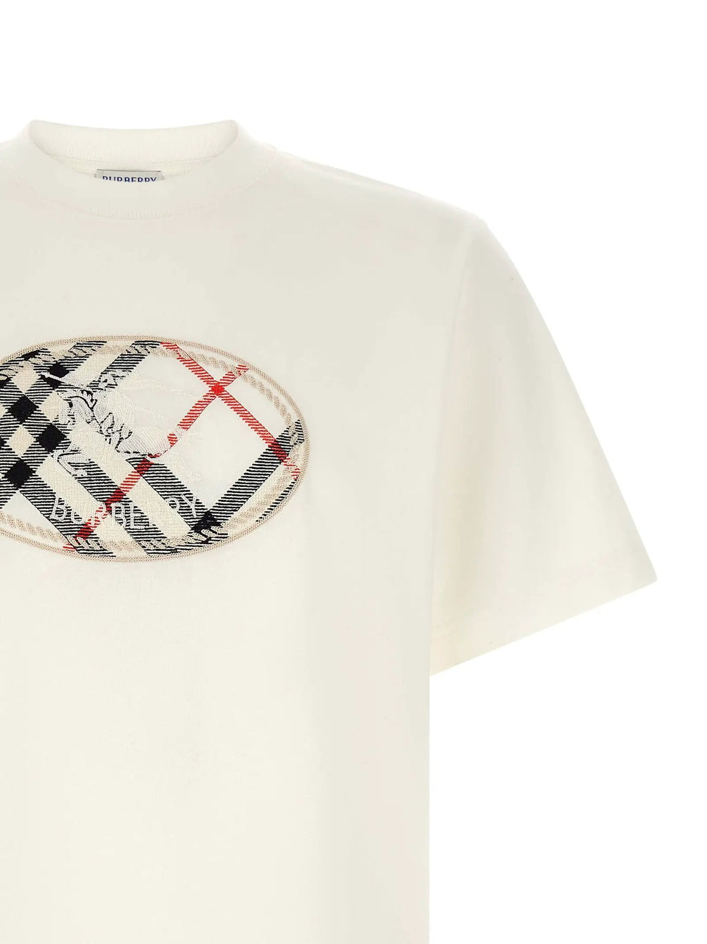 Burberry White Cotton T-Shirt