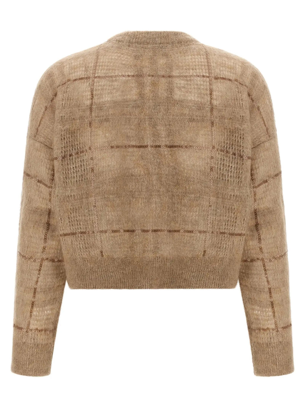 Brunello Cucinelli Beige Wool Cardigan
