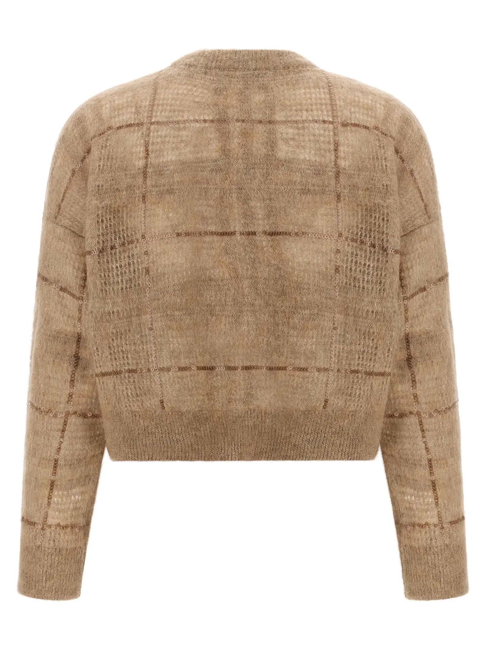 Brunello Cucinelli Beige Wool Cardigan
