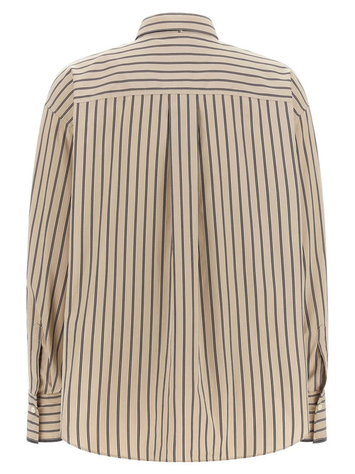 Brunello Cucinelli Blouse en coton beige