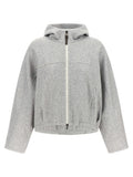 Brunello Cucinelli Gray Cotton Hoodie