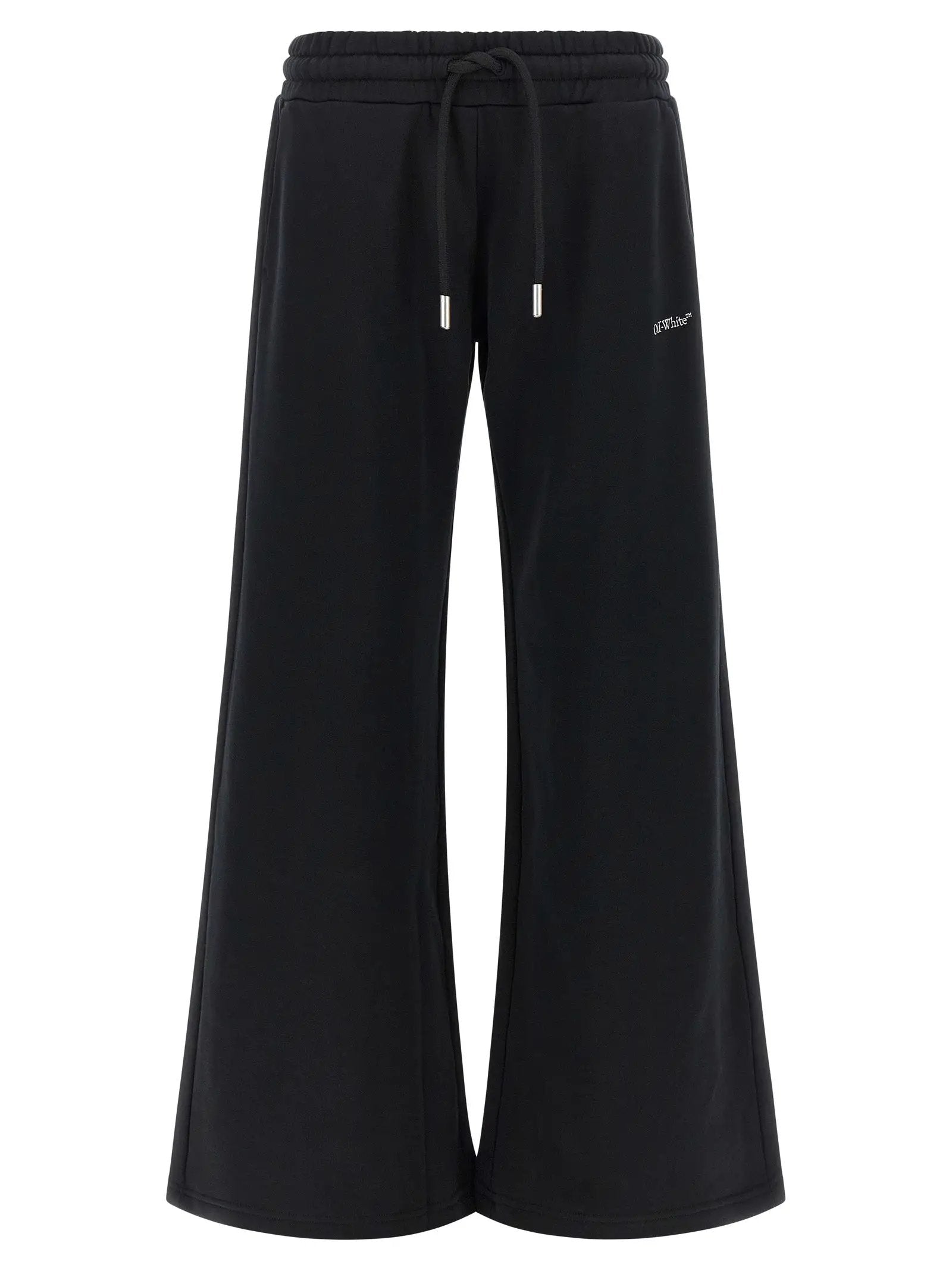 Off-White Black Cotton Joggers (Workout Pants)