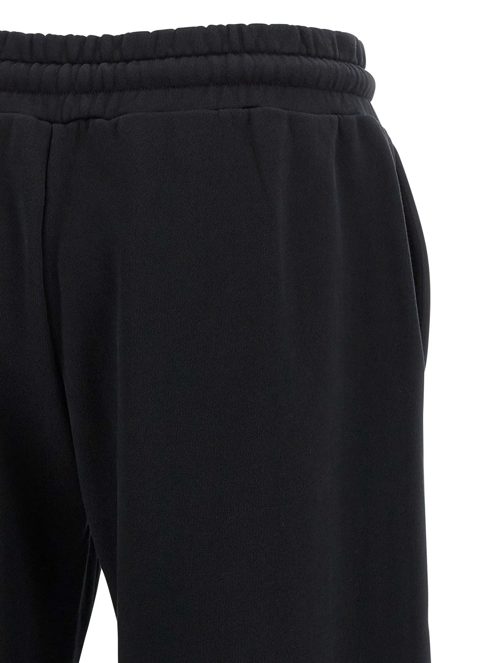 Off-White Black Cotton Joggers (Workout Pants)