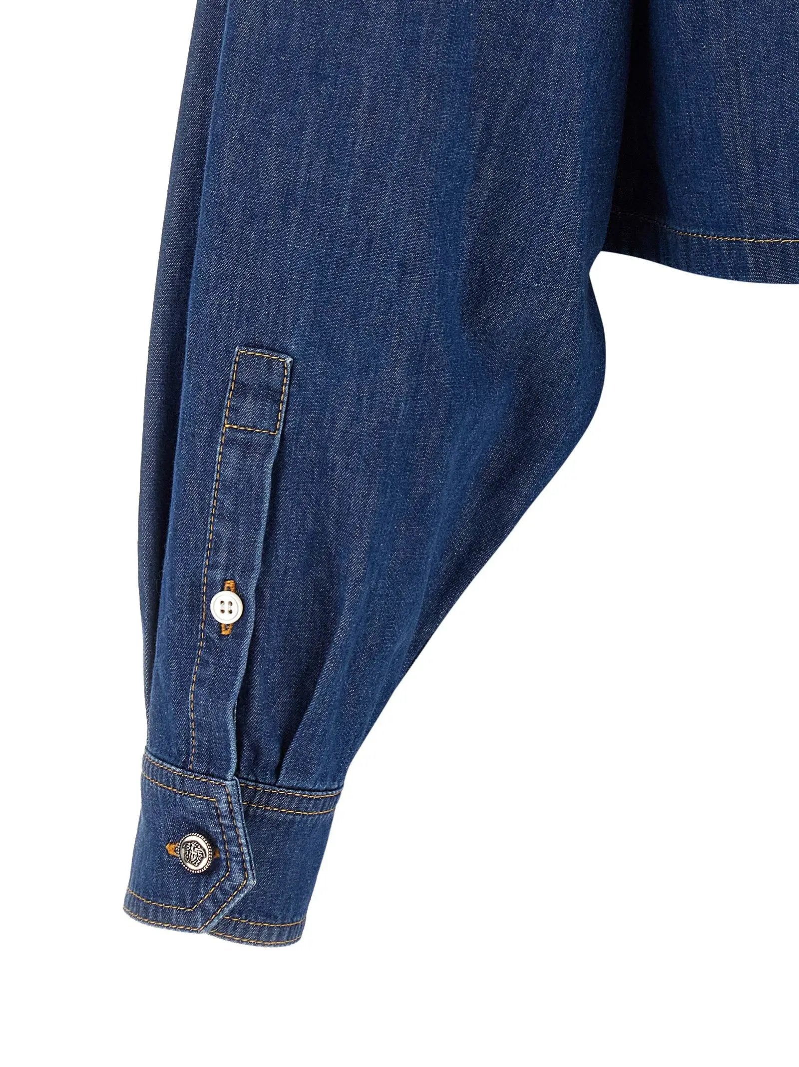 Chemisier Versace en coton bleu